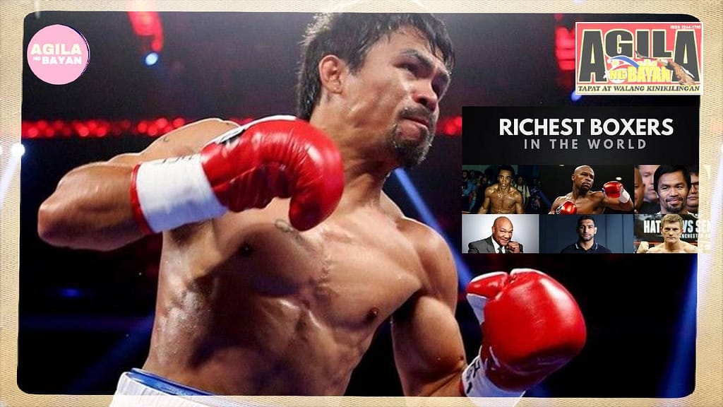 Sumampa sa third raked si Manny Pacquiao bilang richest boxers ng taong 2021 ayon sa The Richest.
